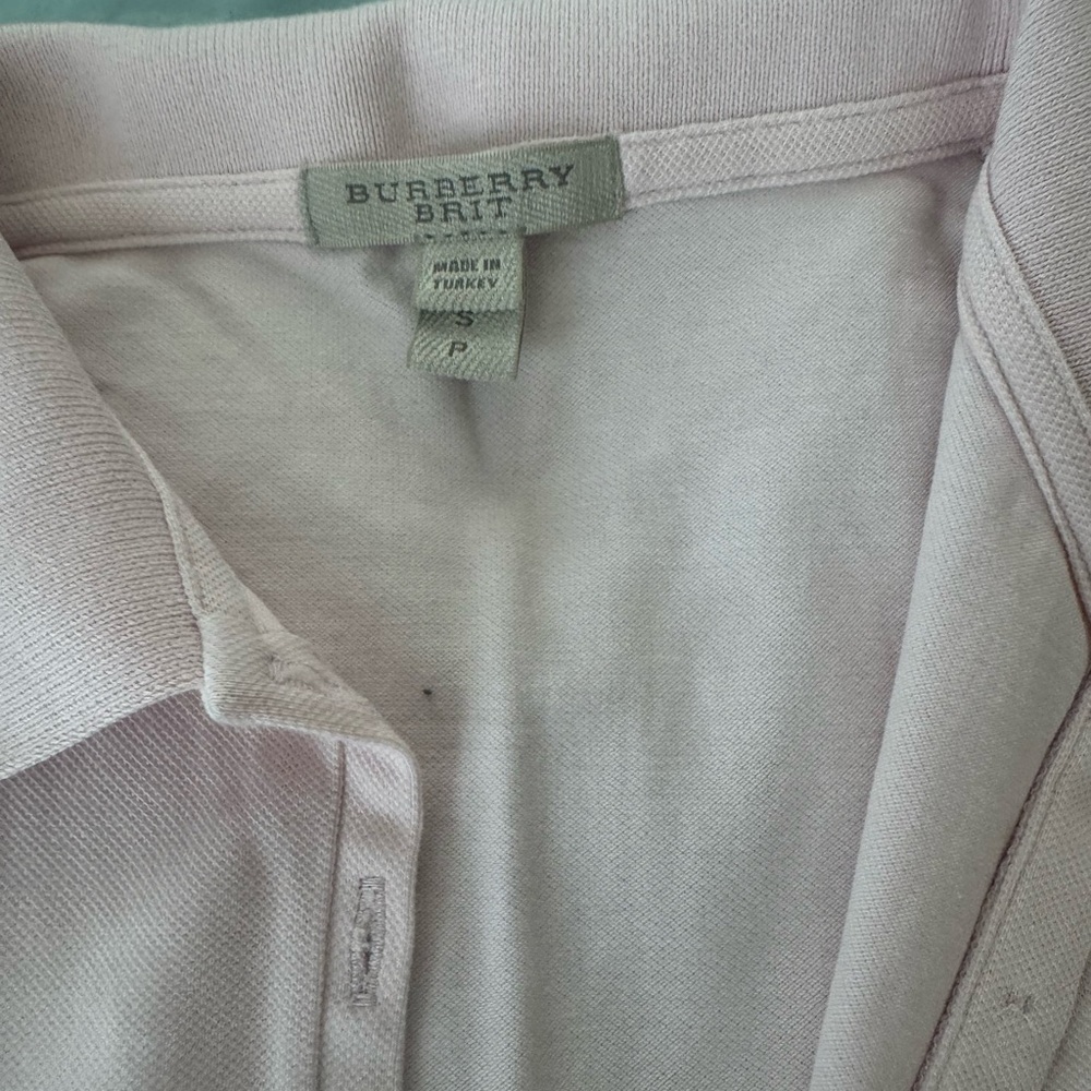 Burberry Brit Soft Pink Polo Shirt